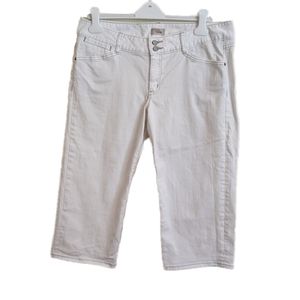 Gap 14 White Jean Capris